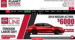 Desktop Screenshot of planet-nissan.com