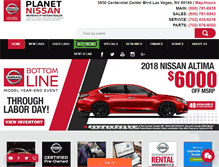 Tablet Screenshot of planet-nissan.com